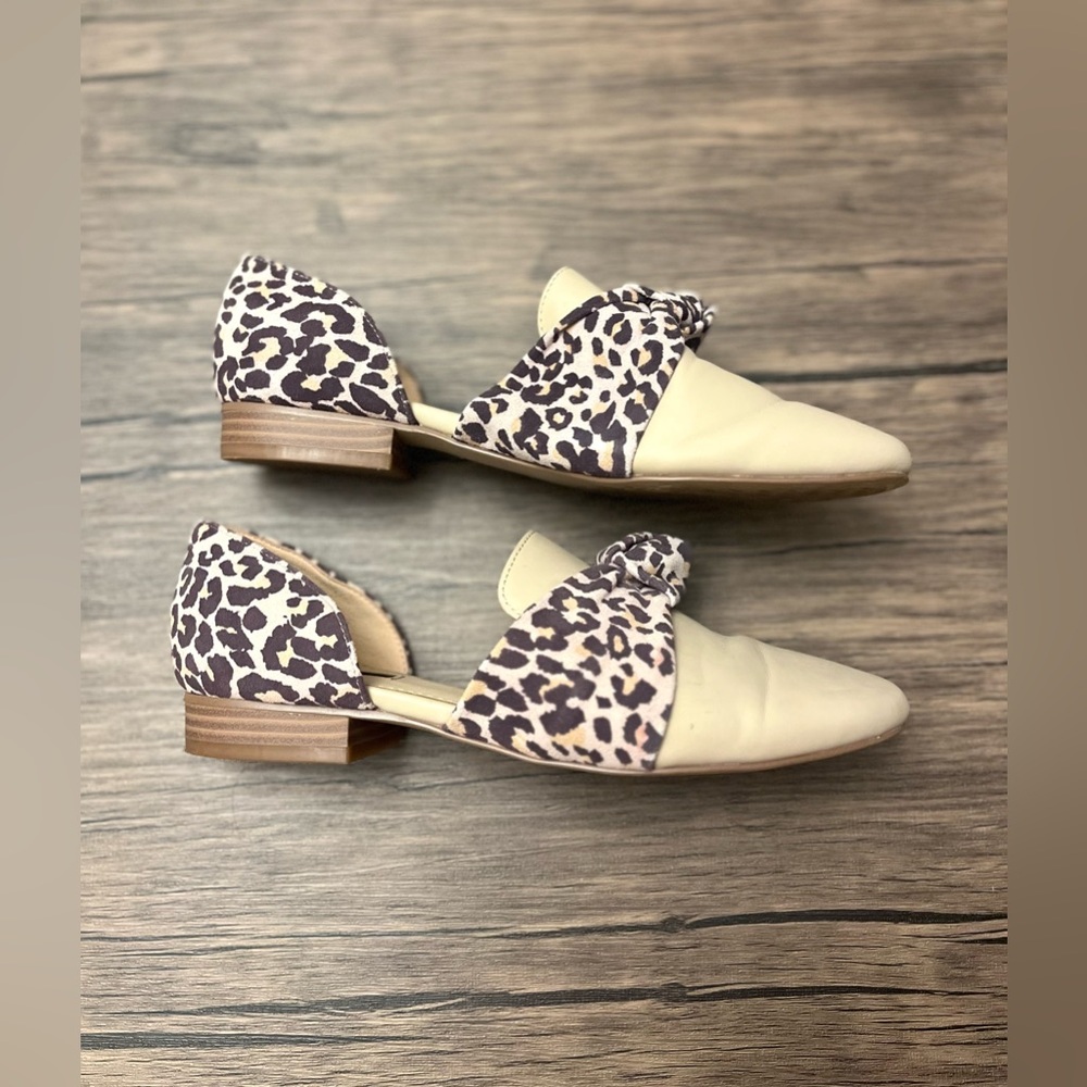 Violet & Red Leopard Print Flat - image 3